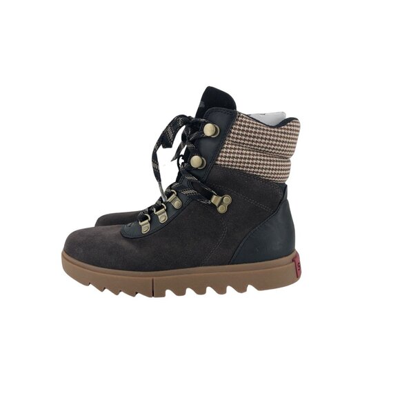 Sorel Joan of Arctic Next Lite Hiker Boots Womens 6 Blackened Brown WP New Other - Picture 4 of 9